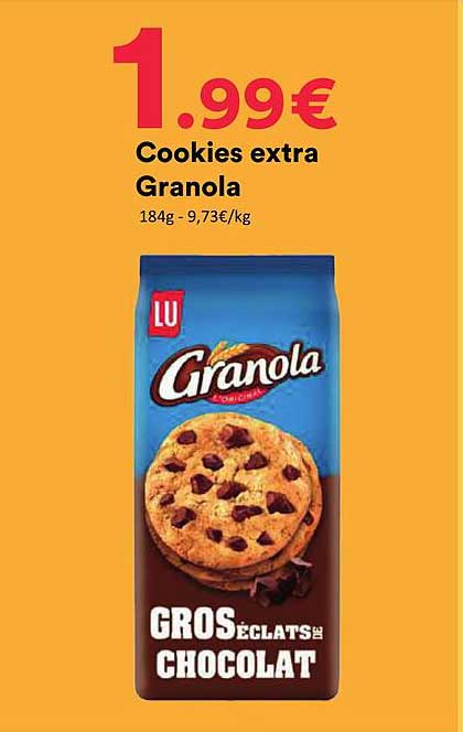 Cookies extra Granola