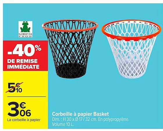 Corbeille à papier Basket