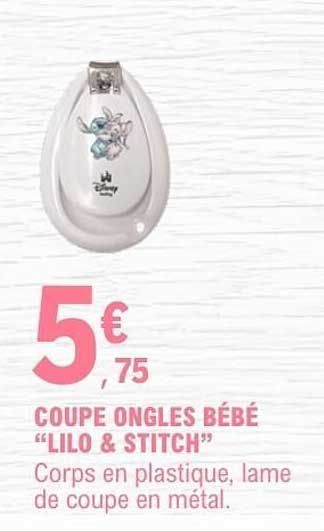 COUPE ONGLES BÉBÉ “LILO & STITCH”