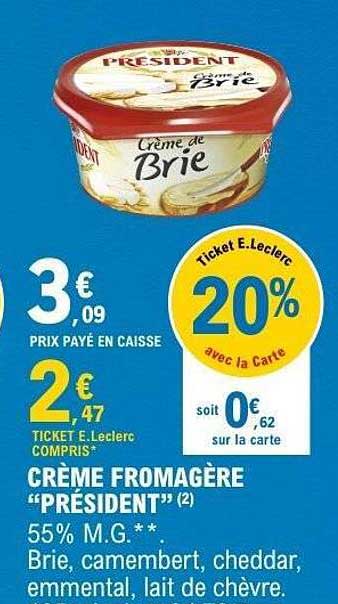 CRÈME FROMAGÈRE “PRÉSIDENT” (2)