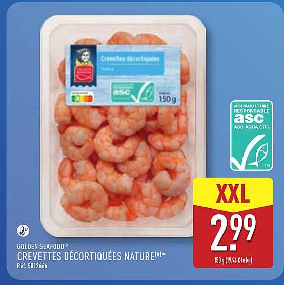 CREVETTES DÉCORTIQUÉES NATURE