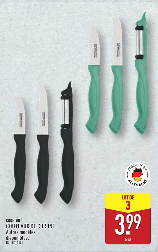 CROFTON® COUTEAUX DE CUISINE Autres modèles disponibles.