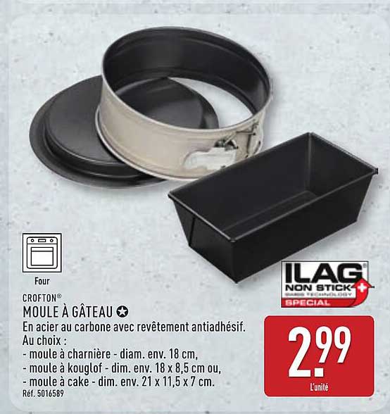 CROFTON® MOULE À GÂTEAU