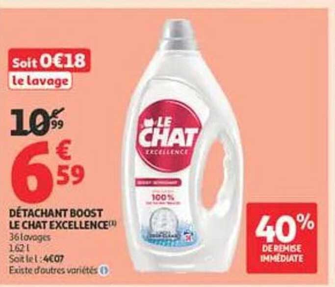 DÉTACHANT BOOST LE CHAT EXCELLENCE