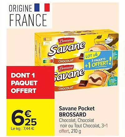 DONT 1 PAQUET OFFERT