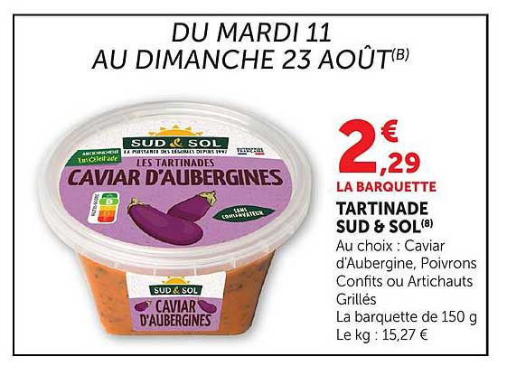 DU MARDI 11 AU DIMANCHE 23 AOÛT(B)