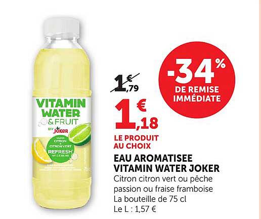 EAU AROMATISEE VITAMIN WATER JOKER