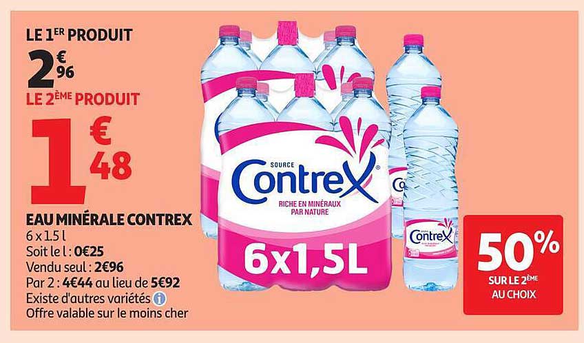 EAU MINERALE CONTREX 6x1,5L