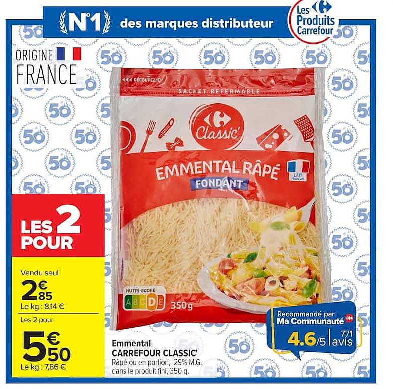 Emmental CARREFOUR CLASSIC'