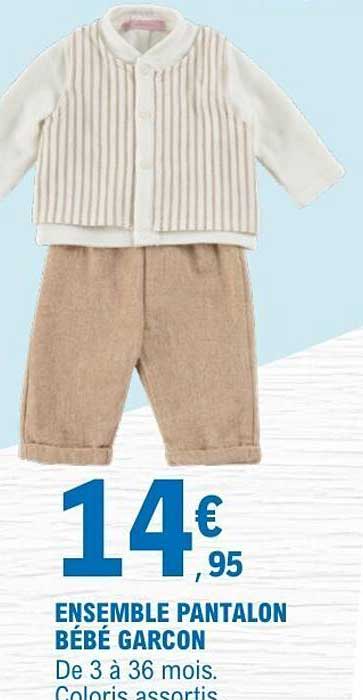 ENSEMBLE PANTALON BÉBÉ GARCON