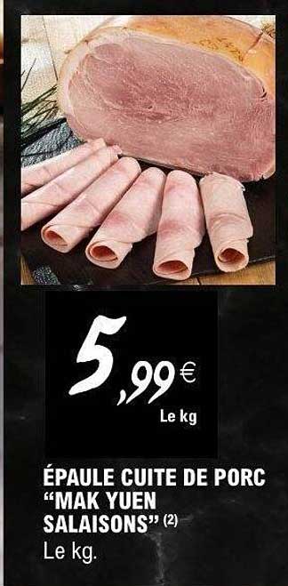 ÉPAULE CUITE DE PORC “MAK YUEN SALAISONS” (2)