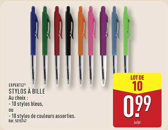 EXPERTIZ® STYLOS À BILLE