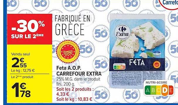 FETA A.O.P. CARREFOUR EXTRA