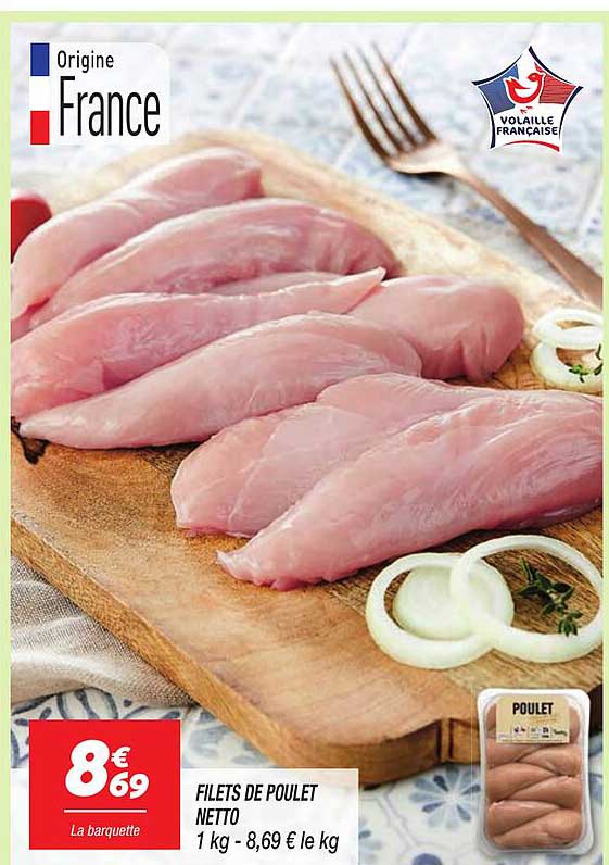 FILETS DE POULET NETTO