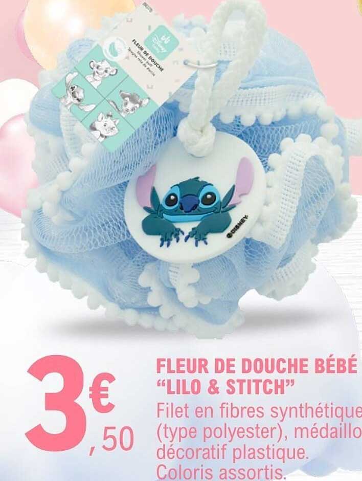 FLEUR DE DOUCHE BÉBÉ “LILO & STITCH”
