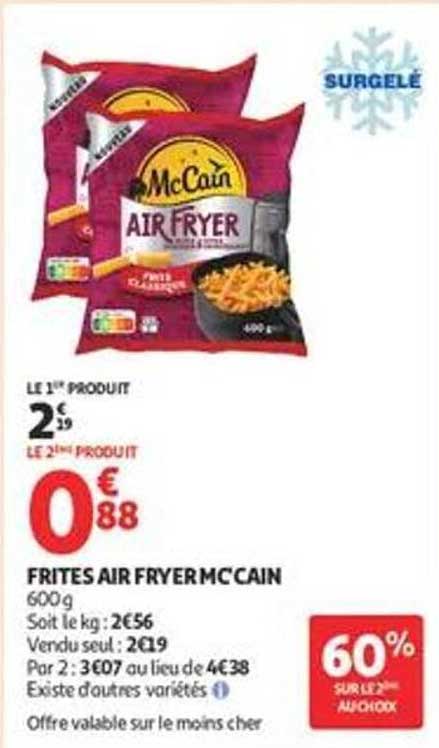 FRITES AIR FRYER MCCAIN 600g