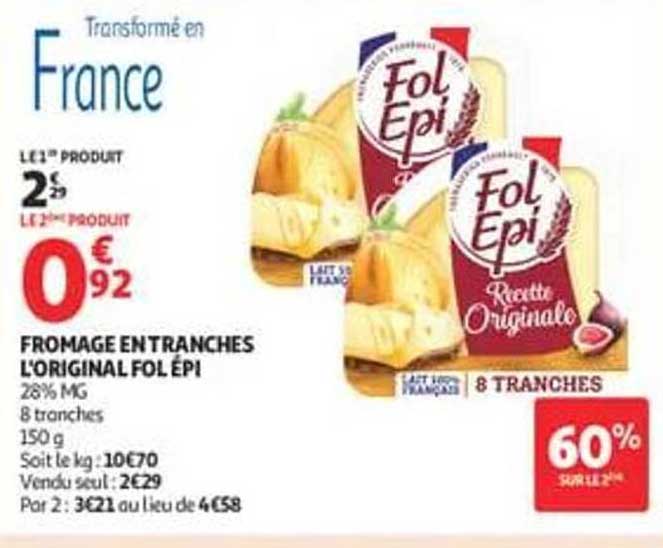 FROMAGE ENTRANCHES L'ORIGINAL FOL ÉPI
