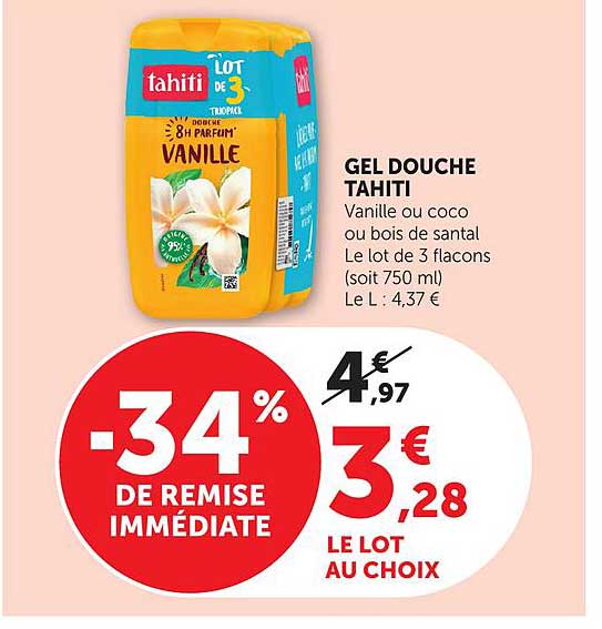 GEL DOUCHE TAHITI