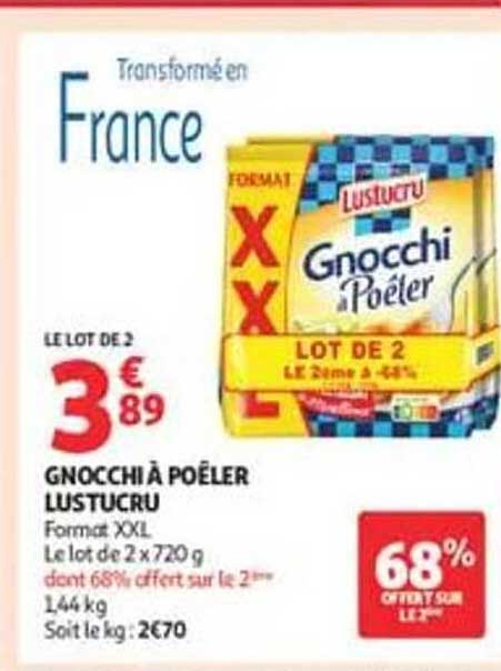 GNOCCHI À POÊLER LUSTUCRU