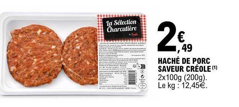 HACHÉ DE PORC SAVEUR CRÉOLE (1)
