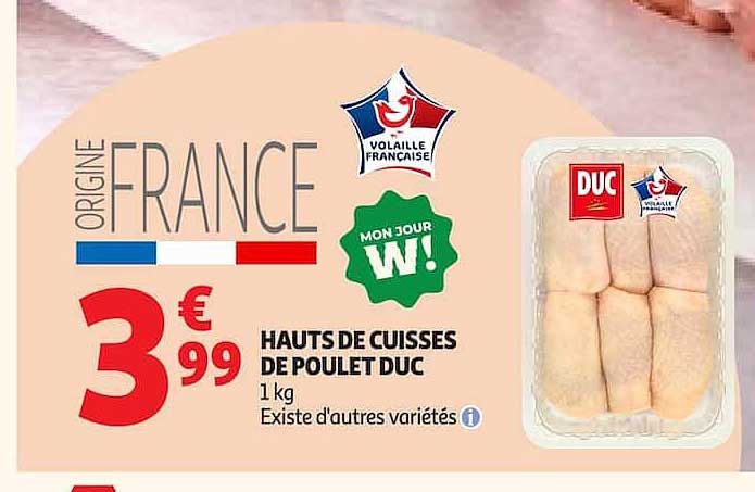 HAUTS DE CUISSES DE POULET DUC