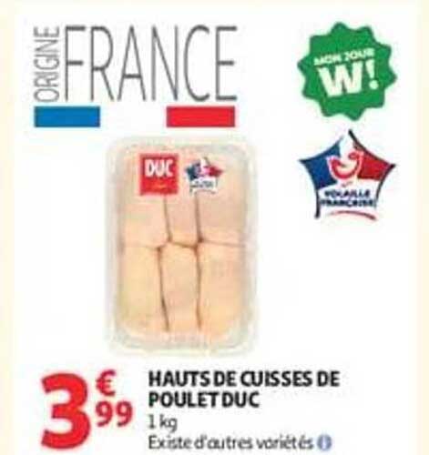 HAUTS DE CUISSES DE POULET DUC