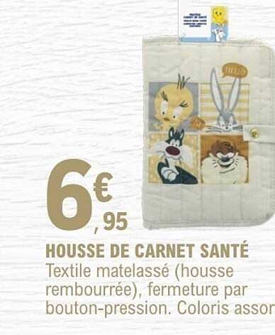 HOUSSE DE CARNET SANTÉ