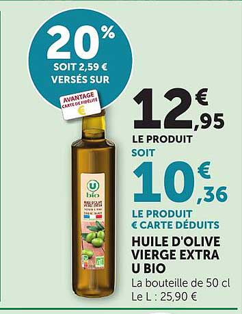 HUILE D’OLIVE VIERGE EXTRA U BIO