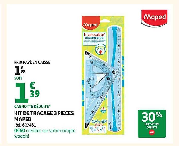 KIT DE TRACAGE 3 PIECES MAPED