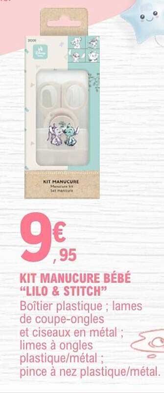 KIT MANUCURE BÉBÉ “LILO & STITCH”