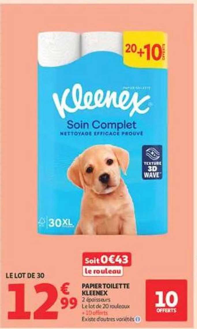 Kleenex Soin Complet Papier toilette