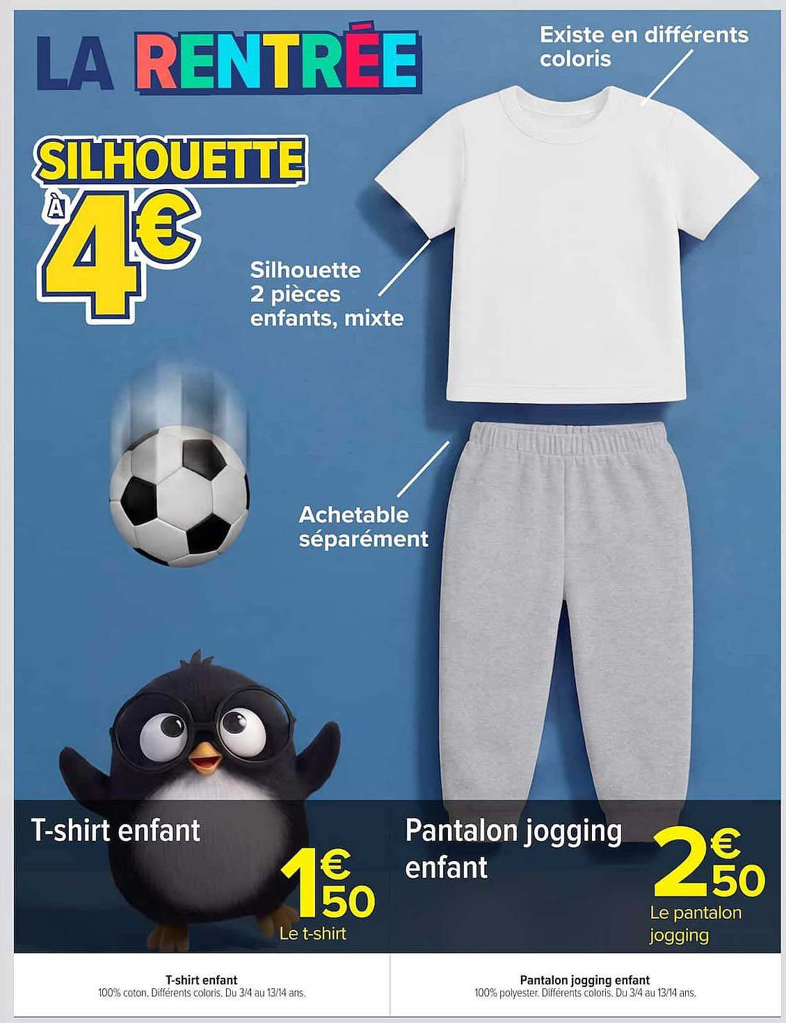 LA RENTRÉE SILHOUETTE À 4€