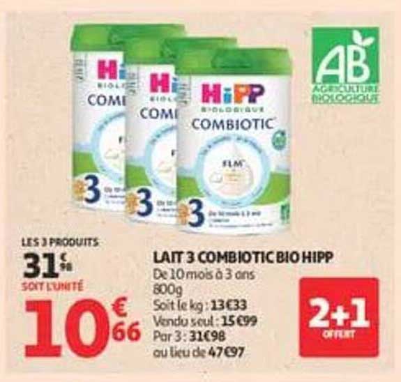 Lait 3 combiotic bio hipp
