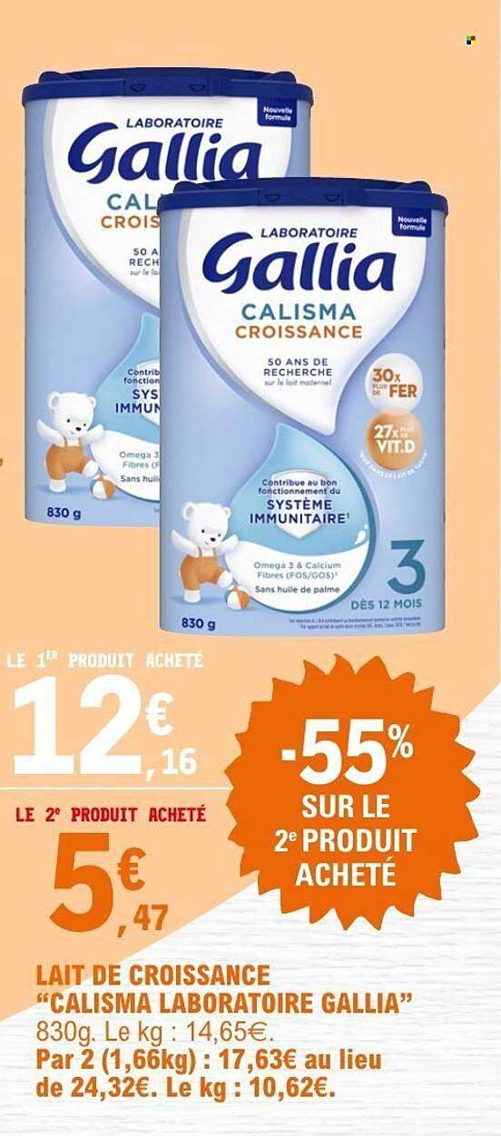 Lait de croissance “Calisma Laboratoire Gallia” 830g