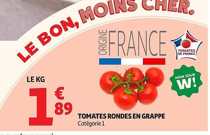 LE BON, MOINS CHER.