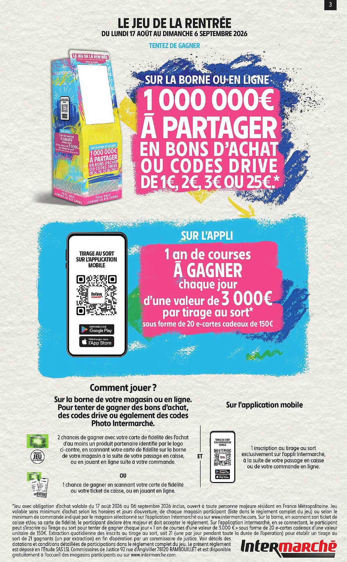 LE JEU DE LA RENTRÉE