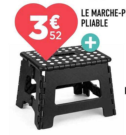 LE MARCHE-PIED PLIABLE