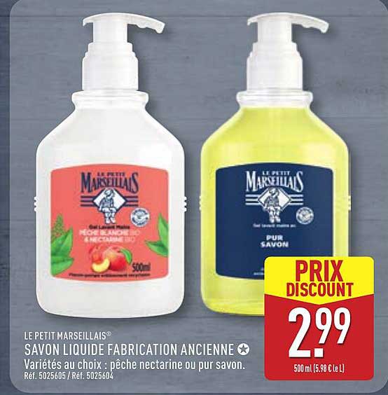 LE PETIT MARSEILLAIS® SAVON LIQUIDE FABRICATION ANCIENNE