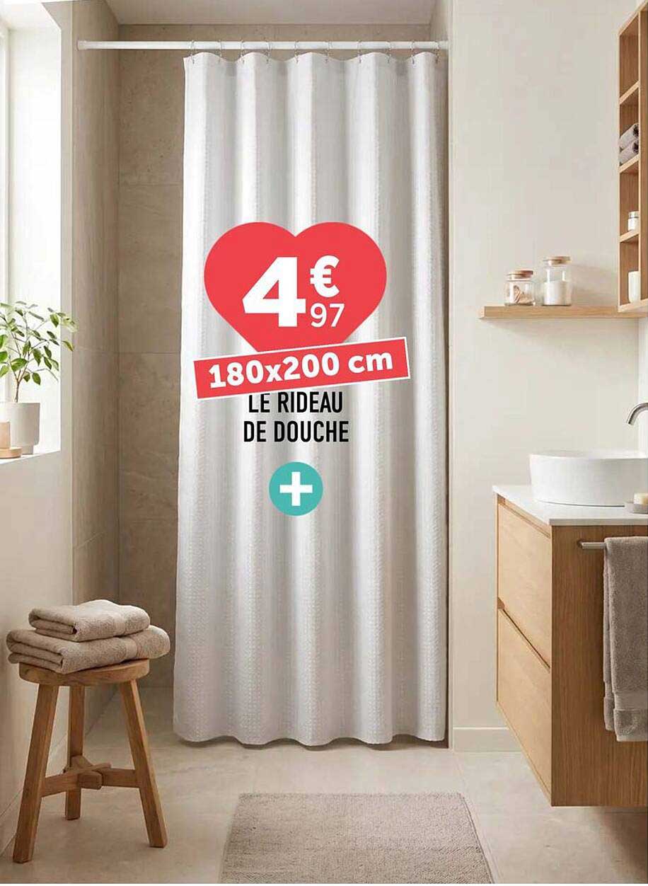 LE RIDEAU DE DOUCHE