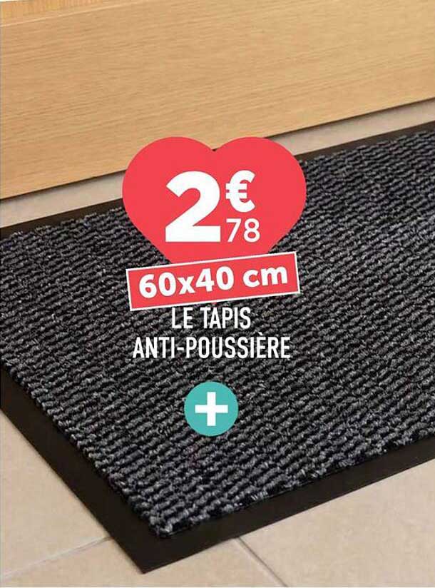 LE TAPIS ANTI-POUSSIÈRE