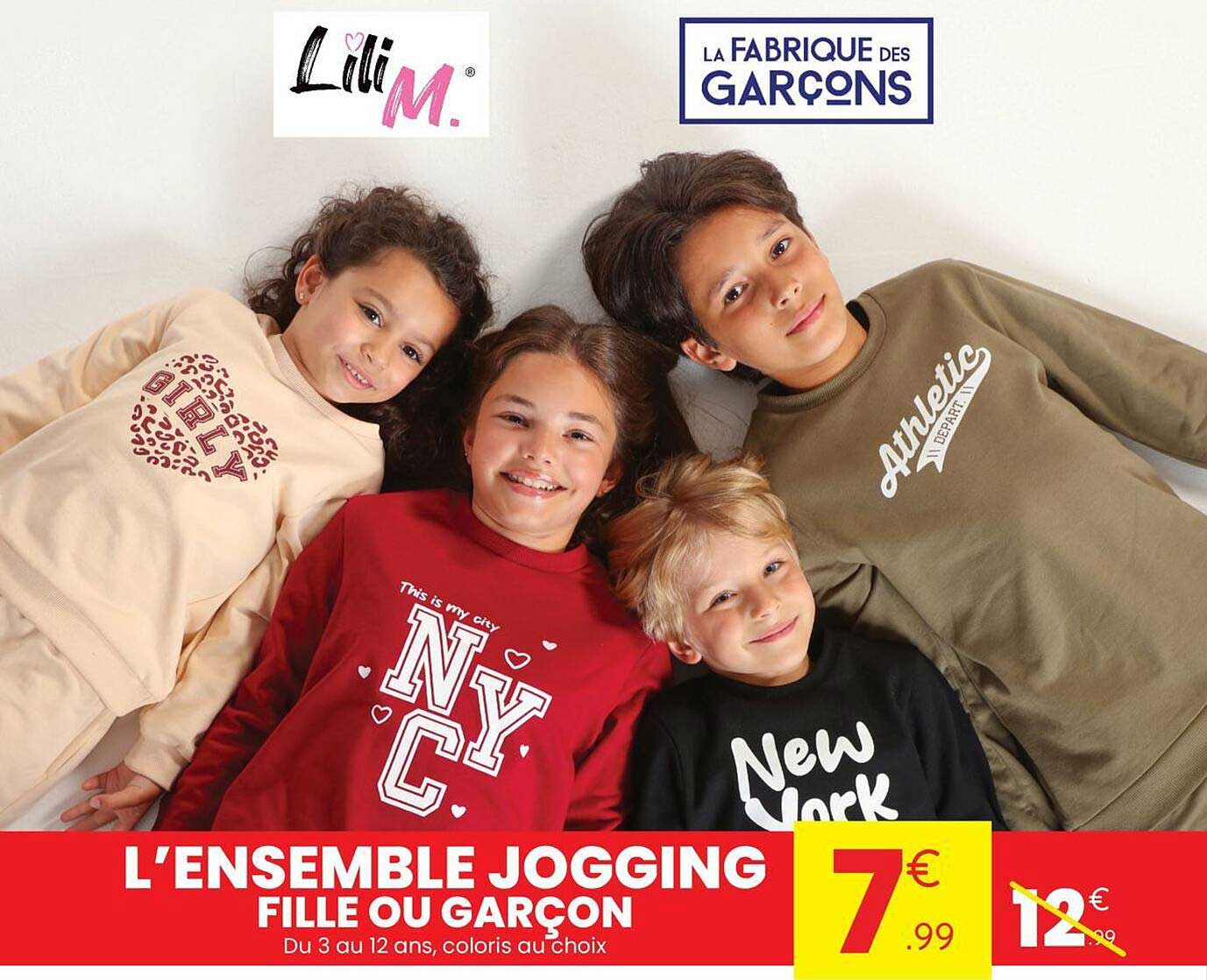 L'ENSEMBLE JOGGING FILLE OU GARCON