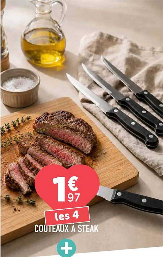les 4 COUTEAUX A STEAK