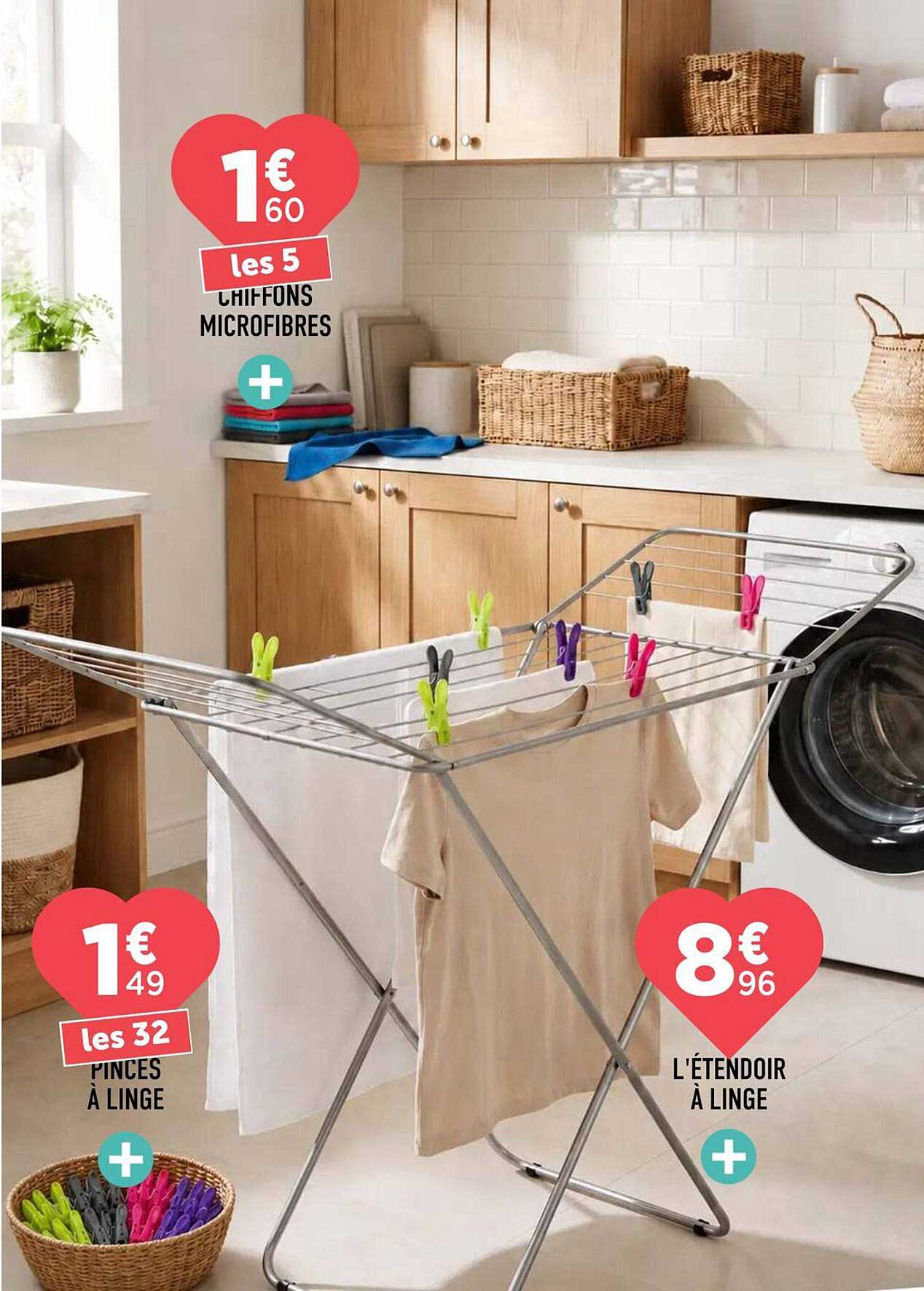 les 5 CHIFFONS MICROFIBRES