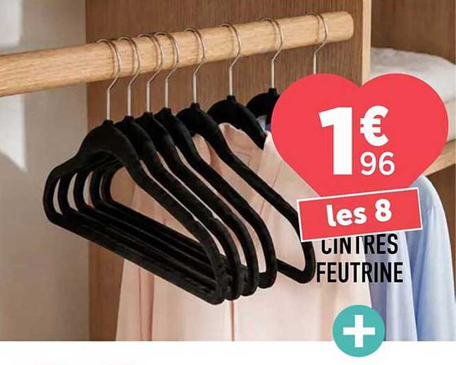les 8 cintres feutrine