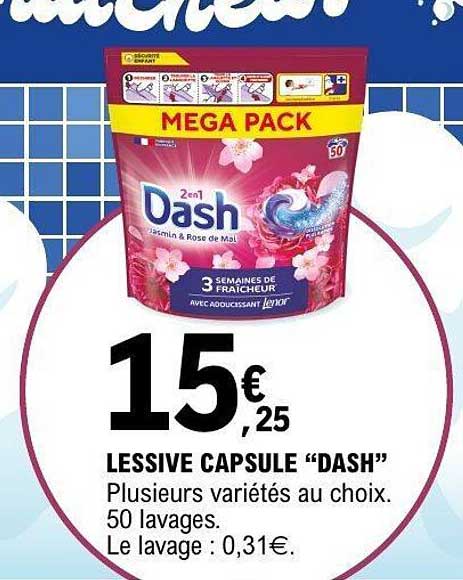 LESSIVE CAPSULE “DASH”