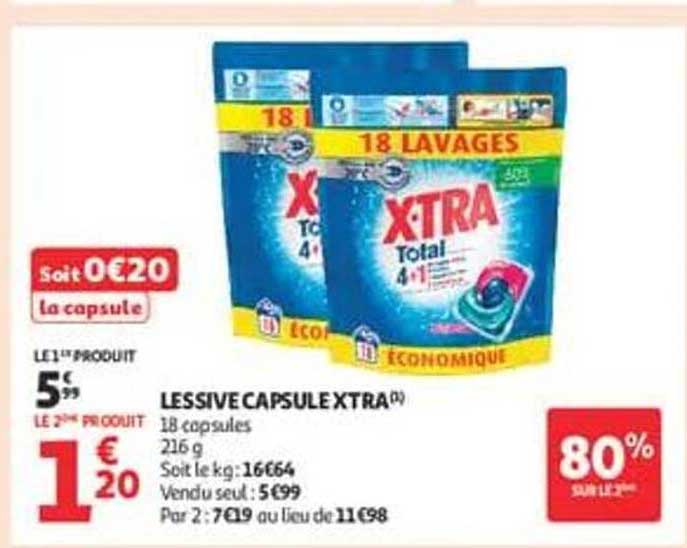LESSIVE CAPSULE XTRA