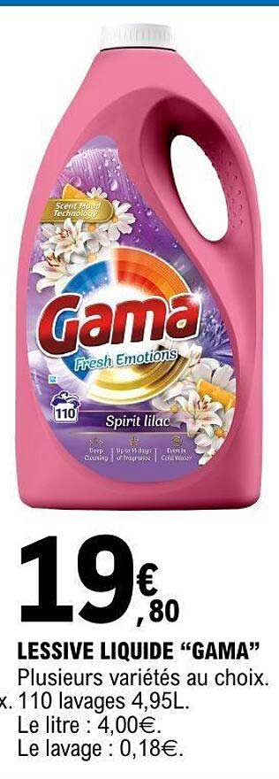 LESSIVE LIQUIDE “GAMA”