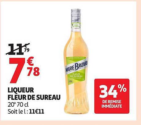 LIQUEUR FLEUR DE SUREAU