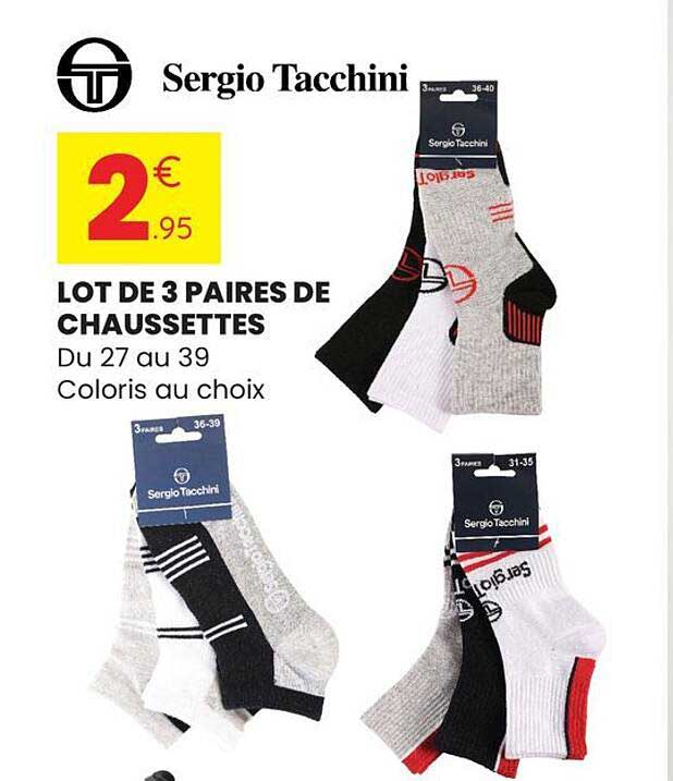 LOT DE 3 PAIRES DE CHAUSSETTES