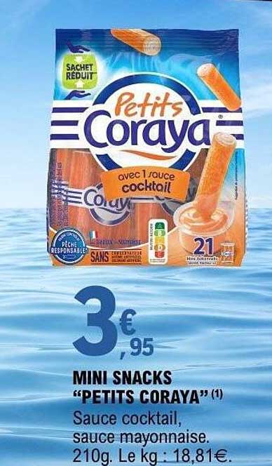 MINI SNACKS “PETITS CORAYA”